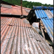 영동군 지붕 개량 공사 칼라강판시공