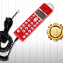 벽걸이전화기 맥슨 심플한 발신자표시 유선전화기