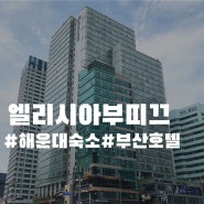해운대 숙소 오션뷰 추천 - 엘리시아부띠끄호텔