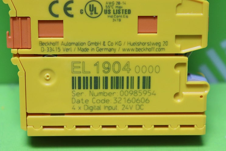 EL1904 BECKHOFF 4-Channel Digital Input Terminal : 네이버 블로그