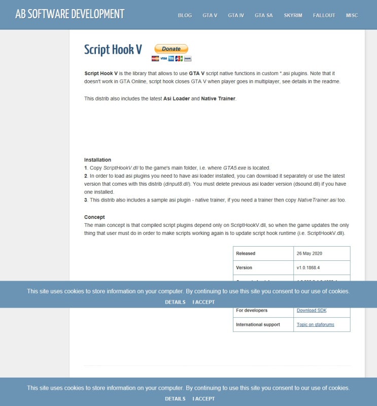 GTA5 트레이너 - Native Trainer - Script Hook V - dev-c.com : 네이버 블로그