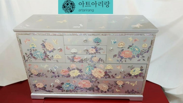 실버자개장 신상품입니다.7월 신상품 자개서랍장 가로형 입니다. : 네이버 블로그