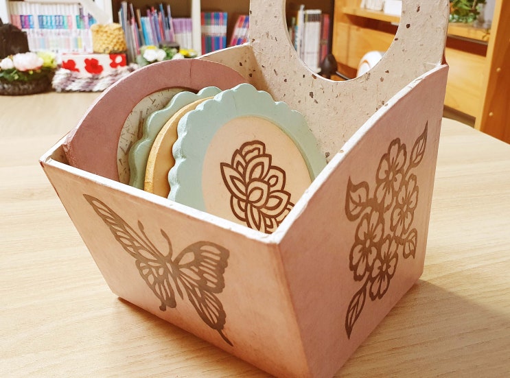 한지공예 수납 바구니 1탄.Hanji Crafts. 한지공예 하는법. : 네이버 블로그