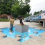 동촌유원지 바닥 트릭아트 벽화