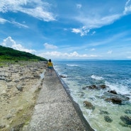 #小琉球: 샤오류츄 마지막날/미인해변, 방파제 따라 걷기