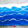 니나곰 미술놀이 - 파도가 넘실대는 바다를 만들자!!