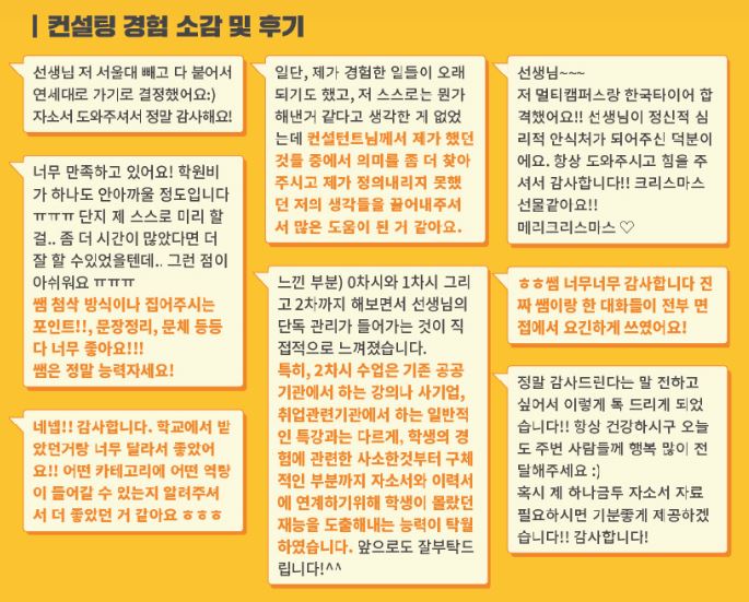 컨설팅 소감 및 후기 : 네이버 블로그