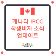 [캐나다 학생비자] 7월14일 IRCC 의 학생비자 업데이트 소식