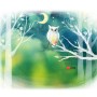 자작나무 숲 부엉이와 달