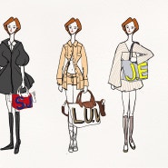 [Longchamp] 롱샴 마이플리아쥬 시그니처 X 오작가 패션일러스트