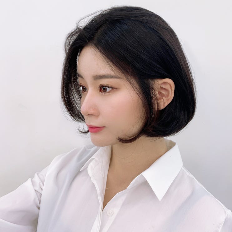2020여자단발머리스타일 털어말리면 완성! : 네이버 블로그