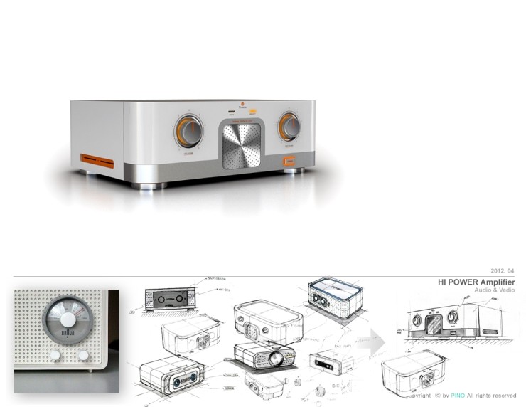 Audio & Vedio _ 음향 및 영상기기 디자인 _ 제품디자인 _ HI POWER Amplifier : 네이버 블로그