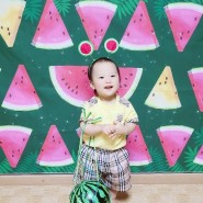 13개월 : 수박 화채 만들기