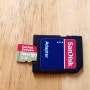 샌디스크 익스트림 마이크로 SD 128GB + SD 카드 어댑터 개봉기