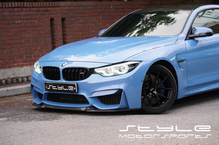 BMW M4컴페티션 BBS RIA 18인치 초경량 단조휠 인스톨 & 넥센SUR4G 레이싱타이어 교환 & 휠얼라인먼트 조정 ...