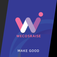 위코스레이즈 wecosraise 로고디자인 브랜딩 / 메이크굿