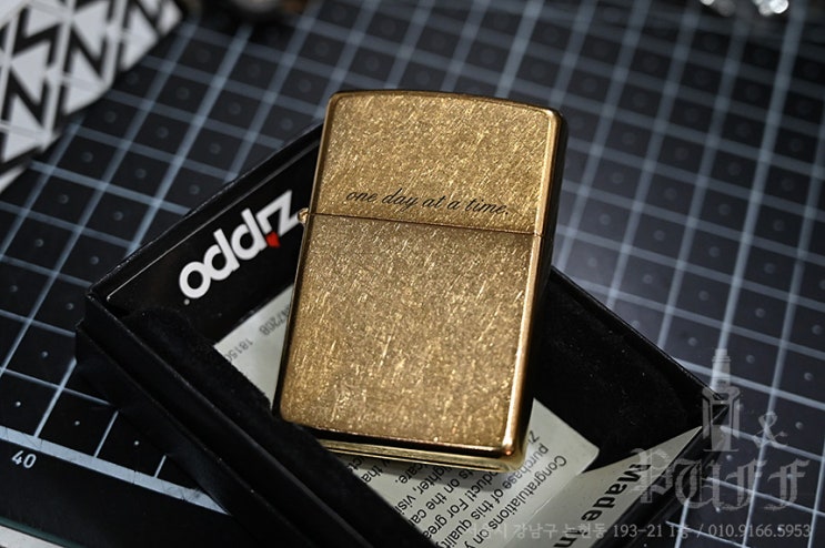 강남 지포라이터 매장 nPUFF Zippo Gold Dust 207G 문구 블랙 레이저각인 : 네이버 블로그