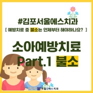 김포서울에스치과, 장기동치과 소아예방치료 Part.1 불소도포