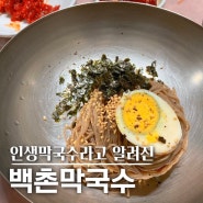 백종원 "냉면 같은 식감" 고성 백촌막국수 / 동치미 막국수