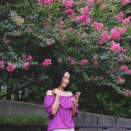 서울숲 배롱나무, 라임라이트 수국, 맥문동 꽃으로 여름분위기~