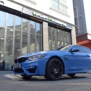 창원 BMW 야스마리나 블루 M4 컨버터블 PPF