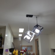 🌻휴가기간 동안 노후 형광등 LED조명교체로 집안분위기 바꾸기 엘크루 아파트