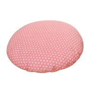 [140spoon] Pink Drop (라운딩방석) 커버+방석솜, 핑크