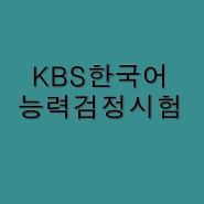 한국어능력시험 전략방법! (KBS)