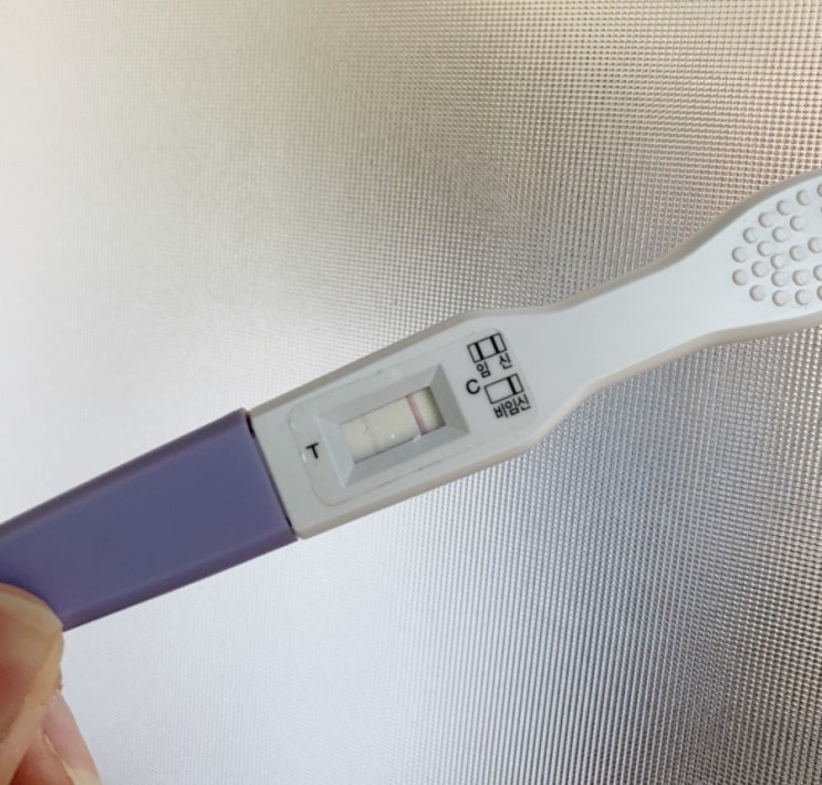 임신테스트기 시약선 구분법 및 초기증상 : 네이버 블로그