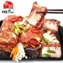 하남이조 국내산 뼈 있는 돼지왕구이 (4kg 10대) 양념 숯불 갈비 구이 돼지고기 식당 및 업소용 (1대당 220g), 1통, 4kg