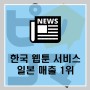 한국 웹툰 서비스, 만화의 본고장 일본까지 진출
