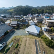 [일본 주택] 오랜만에 보는 일본의 중목구조 주택 골조 단층주택