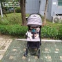 8개월아기 건강이의 기내반입 휴대용 유모차 - 와이업 올뉴지니 gogo!
