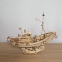 [DIY] 3D 목재 DIY - 낚시배 Fishing Ship (로보타임 / ROBOTIME) 아주 쉬운 DIY