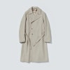 Auralee] 20AW Light Melton Double-Breasted Coat 오라리 라이트 멜톤