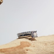 [Arwen] 1캐럿 다이아몬드 웨딩링 / 1ct Diamond Wedding Ring
