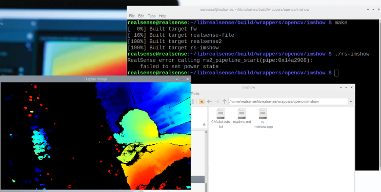 라즈베리파이4(Raspberry pi 4) RealSense + openCV : 네이버 블로그
