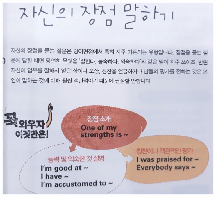 강점,장점 strong point,advantage,strength,merit 구별/자신의 장점 영어로 말하기 : 네이버 블로그