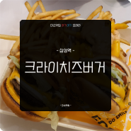 [ 미소맛집 ] 삼성역 코엑스 수제버거 하면 여기지! :: 크라이치즈버거