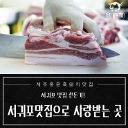 서귀포맛집 여행객, 제주도민에게 사랑받는 천돈가!