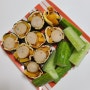 다이어트 식단 :: 밥없는 김밥 만들기 / 닭가슴살 소세지