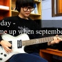 Green day - wake me up when september ends / Guitar cover / 창원블루노트실용음악학원