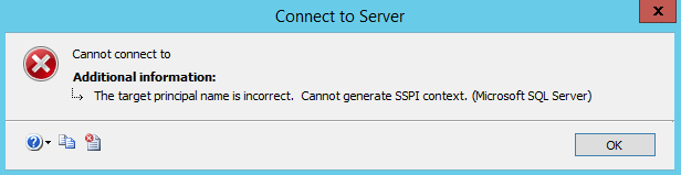 Cannot generate SSPI context 연결 오류 : 네이버 블로그