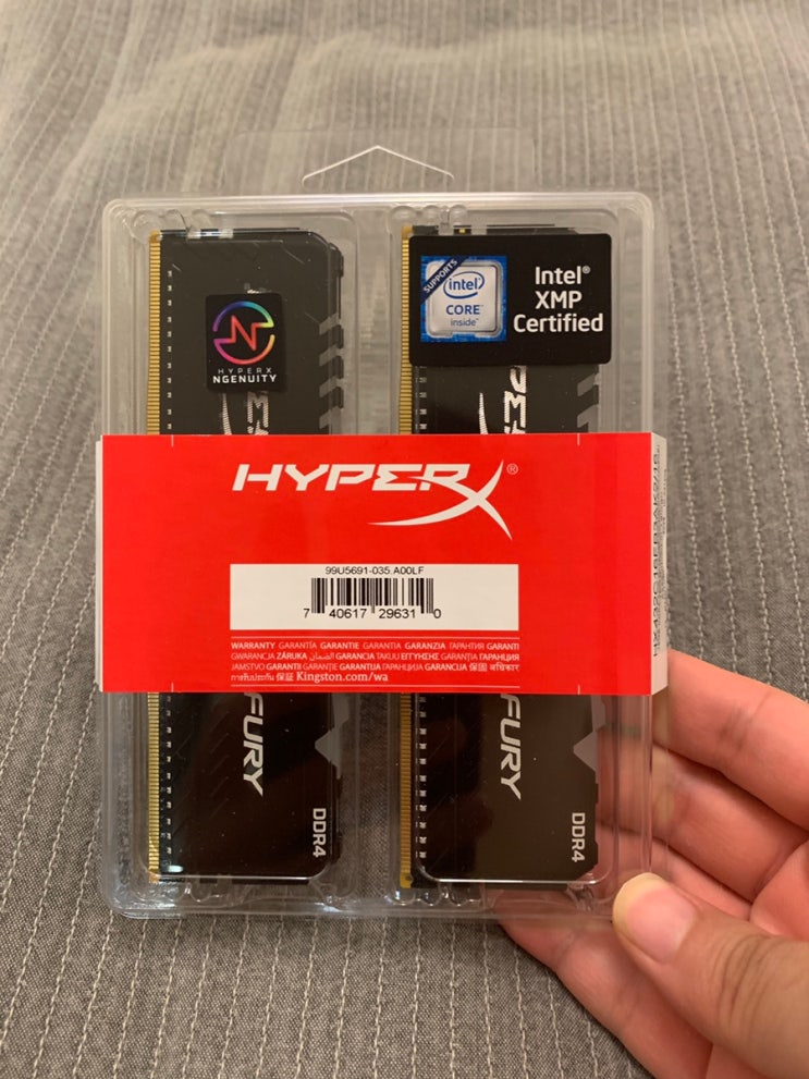 PC 용 RGB RAM 끝판왕! Hyper X Fury 16GB (8GB X 2) : 네이버 블로그