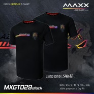 맥스스포츠 스컬 그래픽 티셔츠 출시! MXGT029 Black