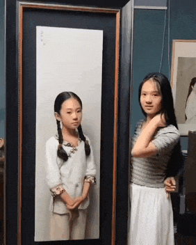 (응?) 진짜 사람 같은 그림 ㄷㄷ.gif : 네이버 블로그