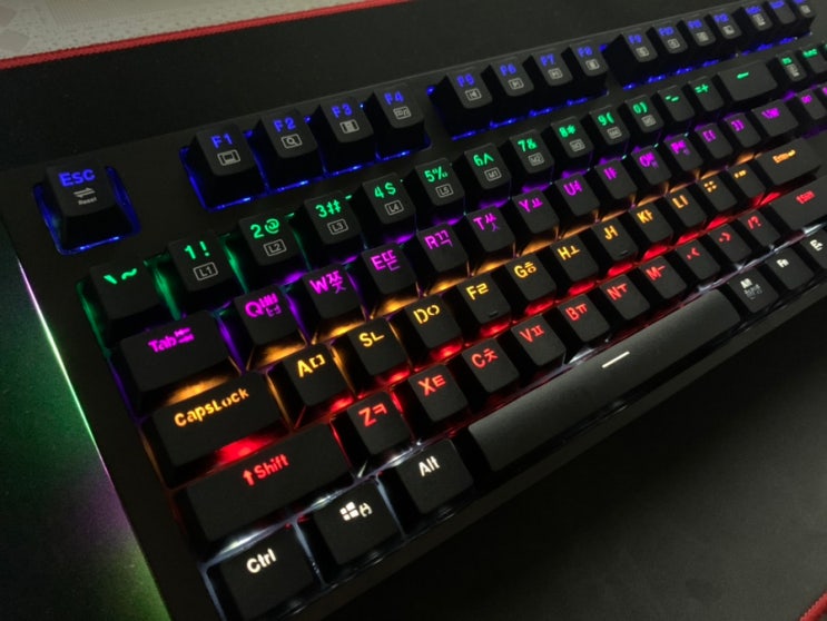 COX CK777 V 광축 완전방수 게이밍 RGB 콕스 키보드 후기(일렉트로마트 키보드 추천) : 네이버 블로그