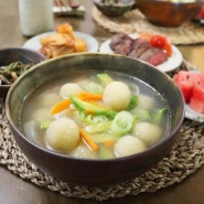 집 밥: 감자 옹심이와 살치살 구이 (점심밥/저녁밥 메뉴)
