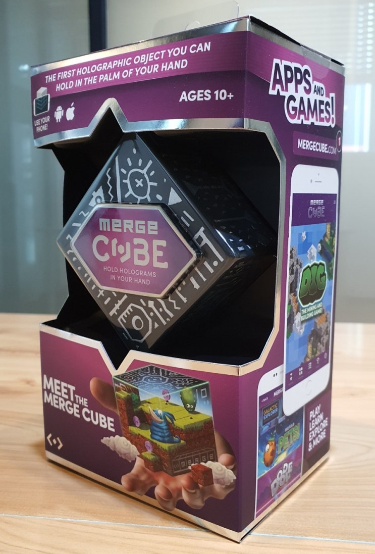 XR_Lab이 MERGE CUBE 개봉기 및 장단점에 대해 알려드릴게요~! : 네이버 블로그