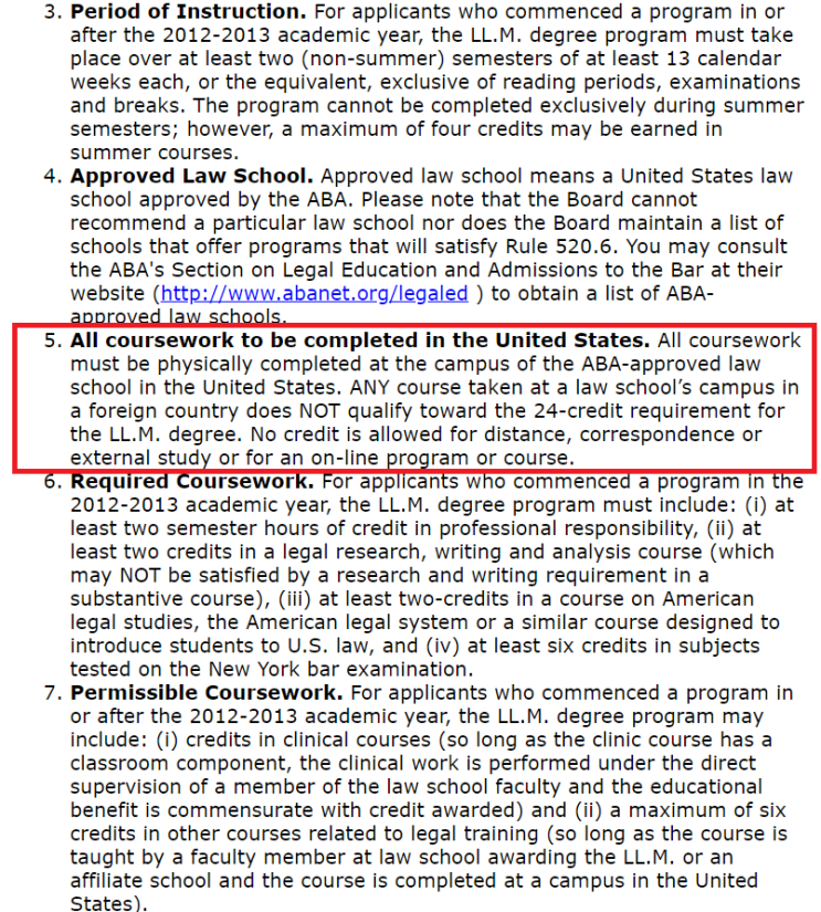[미국 변호사 되기] 온라인 LLM으로도 New York Bar exam (뉴욕 바시험)을 칠 수 있나요